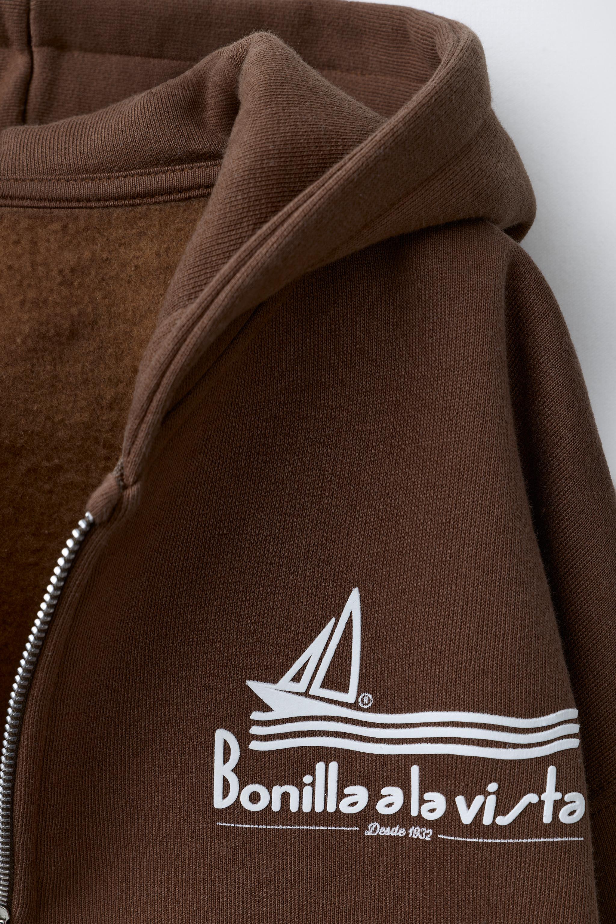 BONILLA A LA VISTA ® X ZARA ZIP-UP SWEATSHIRT